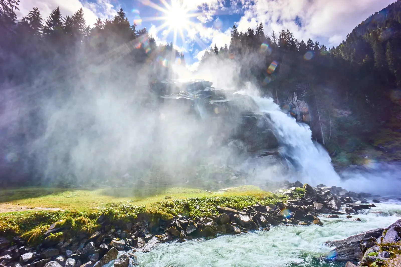 Krimmler Wasserfälle im Nationalpark Hohe Tauern