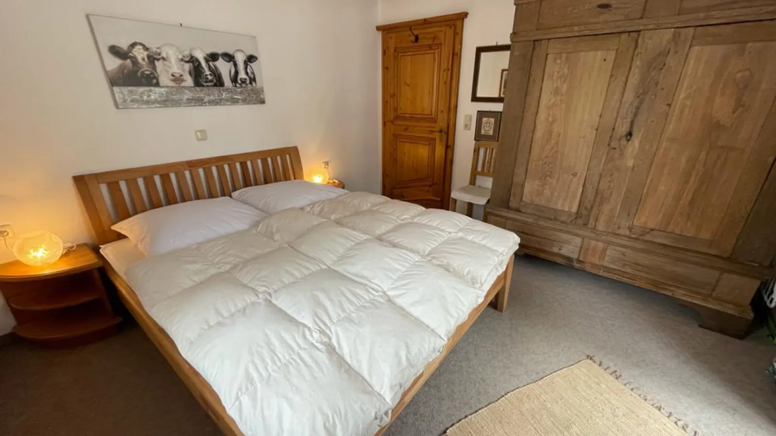 Haus Sonnbichl: Bedroom with double bed